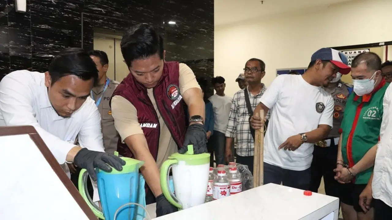1 Kg Sabu dan Ribuan Ekstasi Dimusnahkan Polres Jakarta Barat