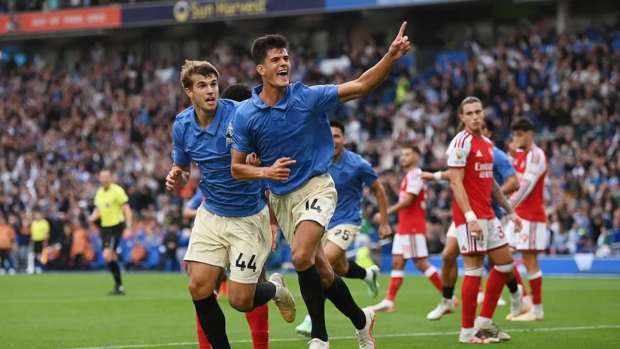 Arsenal Takluk 0-3 dari Brighton, Runtuhkan Tren Kemenangan di Premier League