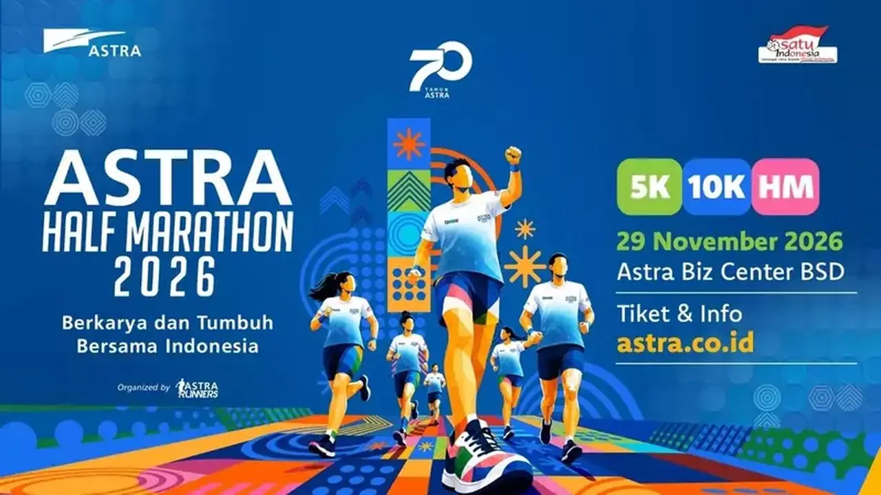 Astra Half Marathon 2026 Dibuka: Lari Sambil Berkontribusi untuk Desa Sejahtera