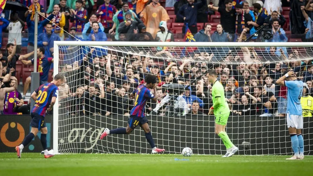 Babak Pertama: Barcelona Ungguli Feyenoord 2-0 di Liga Champions