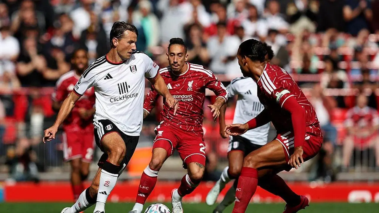 Babak Pertama Liverpool vs Fulham Berakhir Imbang Tanpa Gol