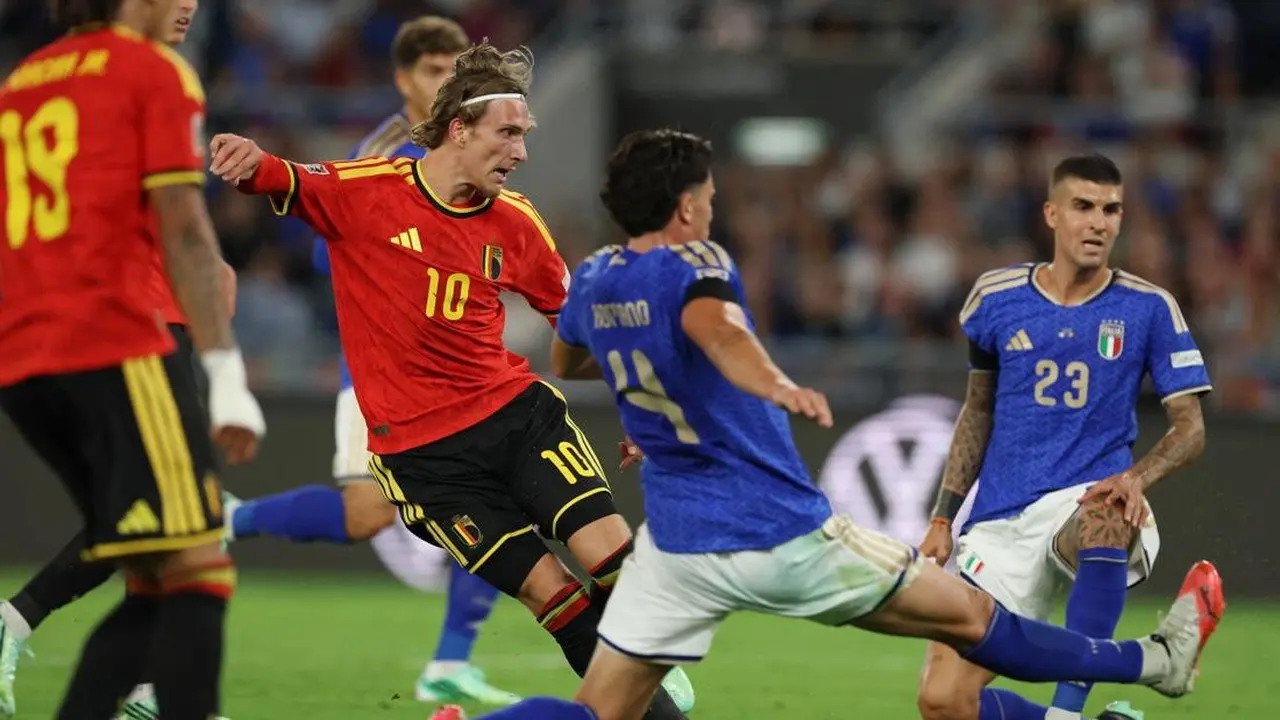 Belgia Bungkam Italia 2-0 dalam Debut Mancini di UEFA Nations League