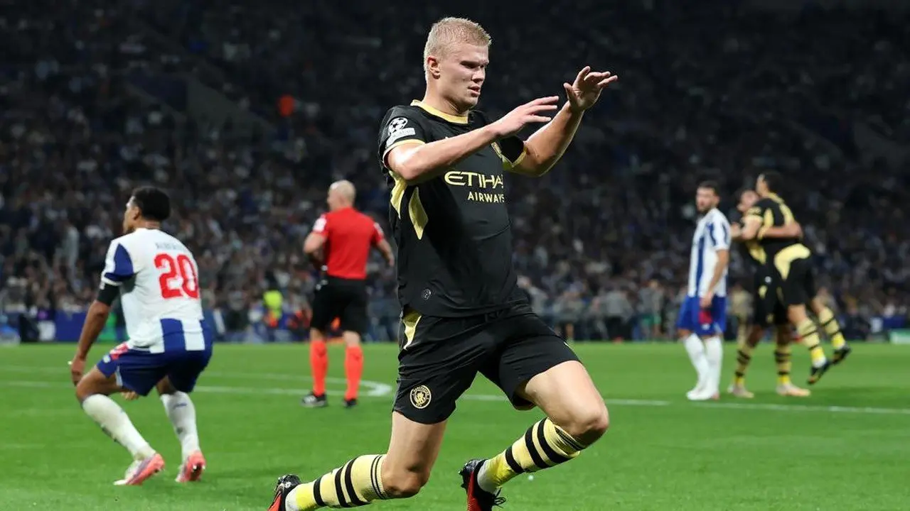 Haaland Cetak Brace, Manchester City Taklukkan Porto 2-0 di Liga Champions
