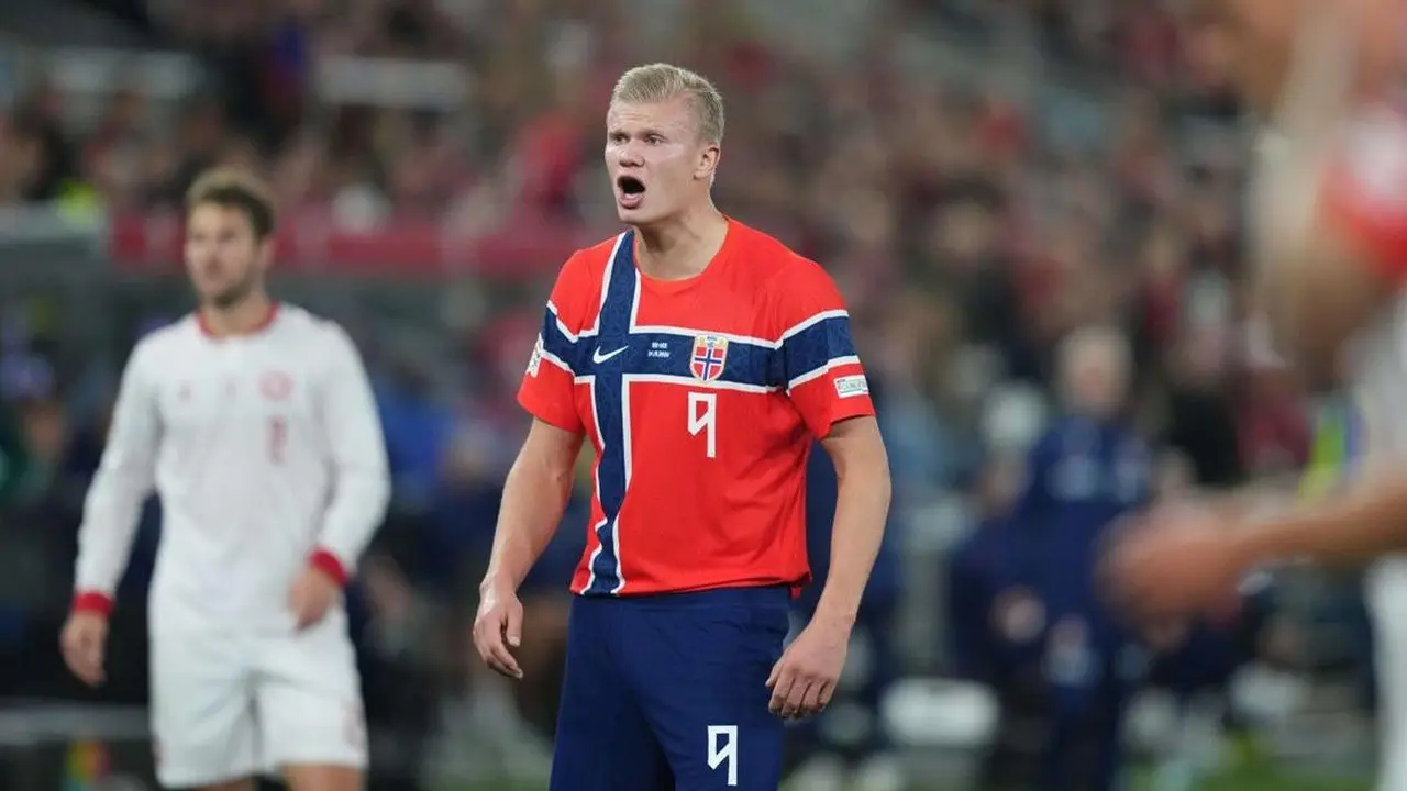 Haaland Cetak Brace, Norwegia Taklukkan Denmark 3-2 di UEFA Nations League