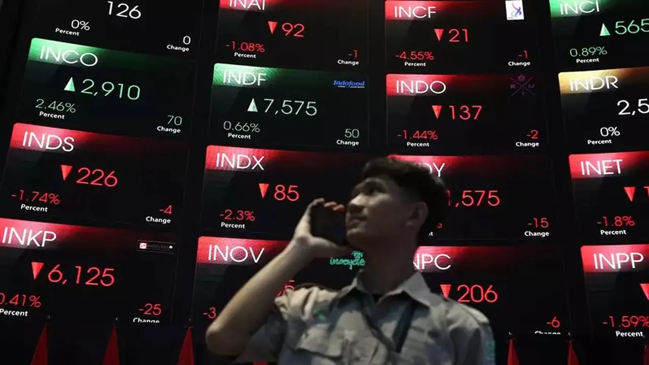 Investor Asing Lepas Saham Senilai Rp 678 Miliar Saat IHSG Melemah