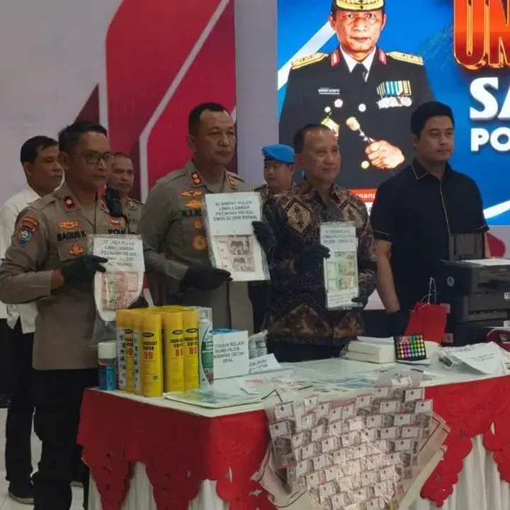 Jaringan Uang Palsu Dibongkar di Sidoarjo, Tiga Pelaku Ditangkap