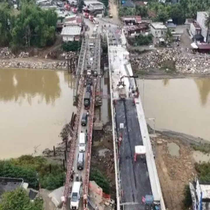 Jembatan Krueng Tingkeum & Teupin Mane di Aceh Hampir Tuntas, Akses Logistik Segera Pulih