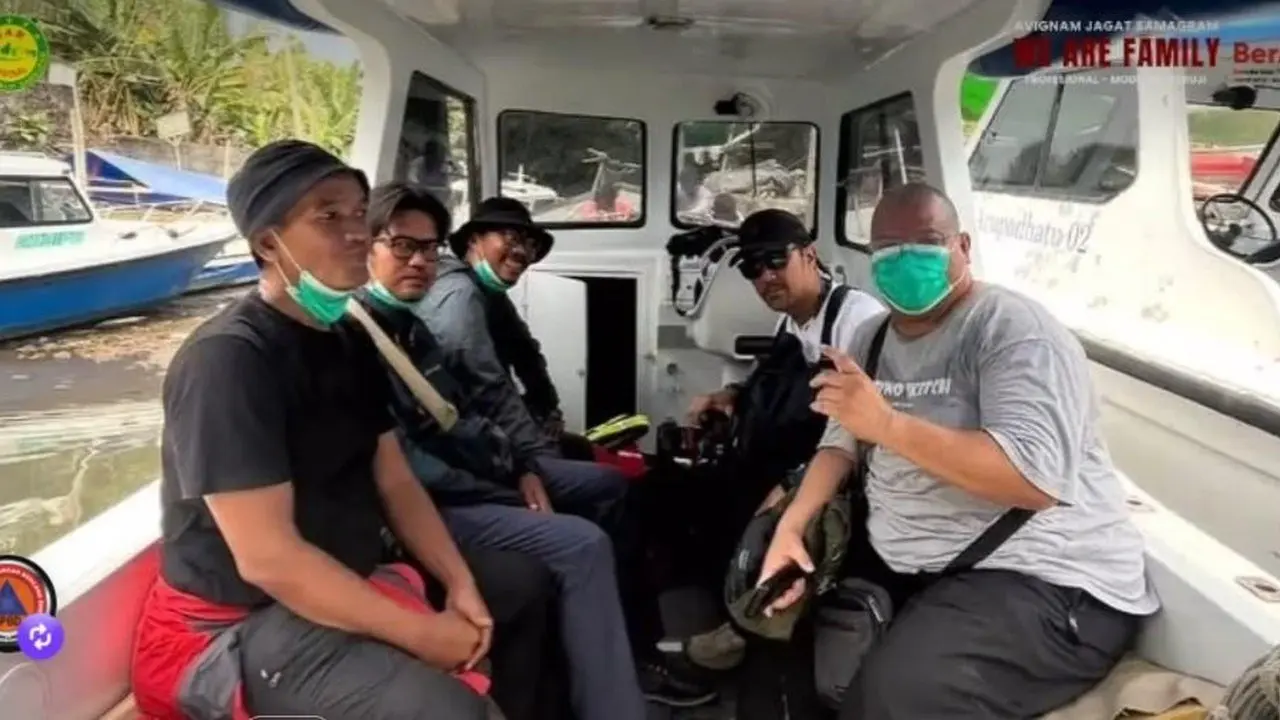 Jurnalis Hilang di Perairan Anak Krakatau, Tim SAR Perluas Pencarian Hingga Lampung