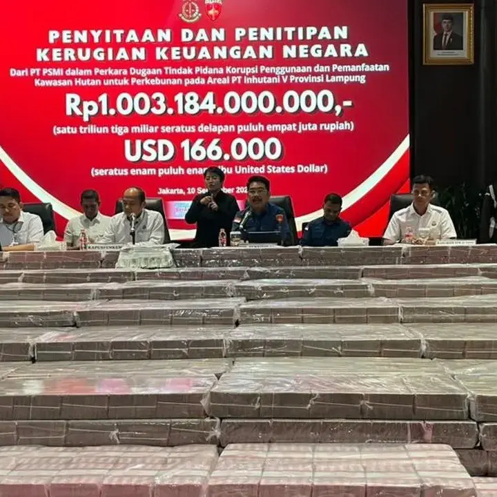 Kejagung Sita Rp 1 Triliun Lebih, Uang Tunai Tak Semua Dipamerkan