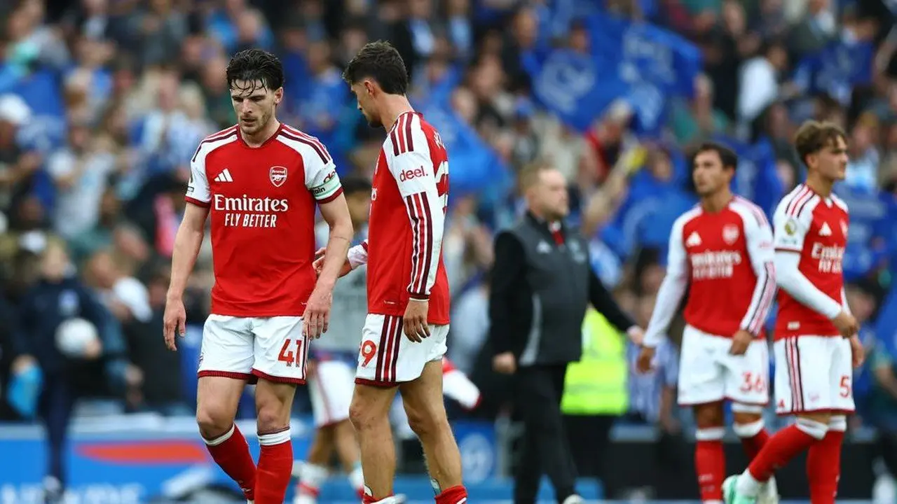 Kekalahan Telak Brighton Hantui Arsenal: Tiga Gol Tanpa Balas di Amex Stadium