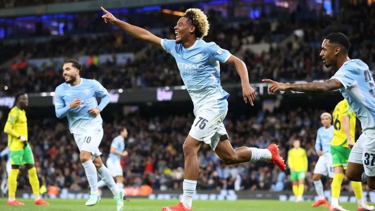 Manchester City Pesta Gol 5-0 atas Norwich City di Carabao Cup