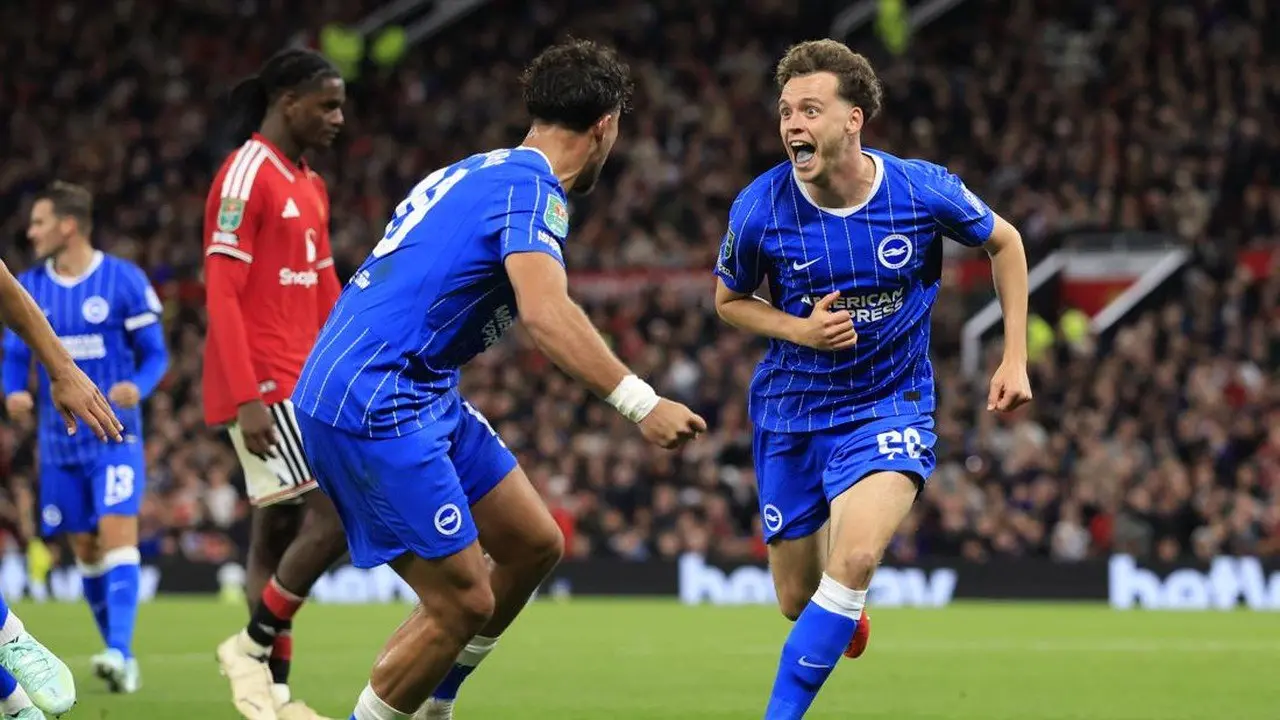 Manchester United Takluk dari Brighton di Carabao Cup, Tersingkir di Putaran Ketiga