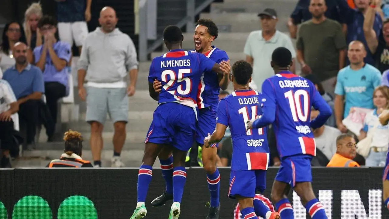 PSG Raih Kemenangan Tipis 2-1 atas Marseille di Liga Prancis