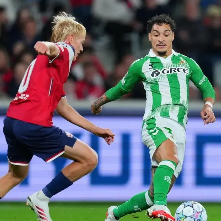 Real Betis Balikkan Keadaan dan Kalahkan Lille 3-2 di Liga Champions