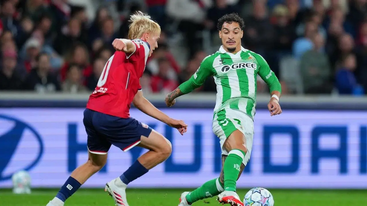 Real Betis Balikkan Keadaan dan Kalahkan Lille 3-2 di Liga Champions