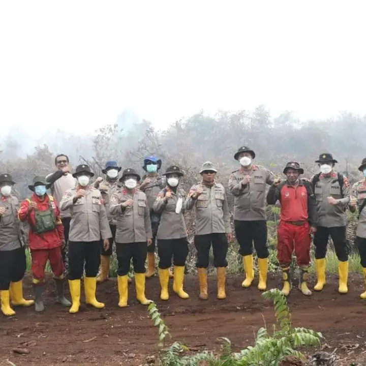 Sespimmen Polri Edukasi Warga Dumai Cegah Karhutla di Lahan Bekas Kebakaran