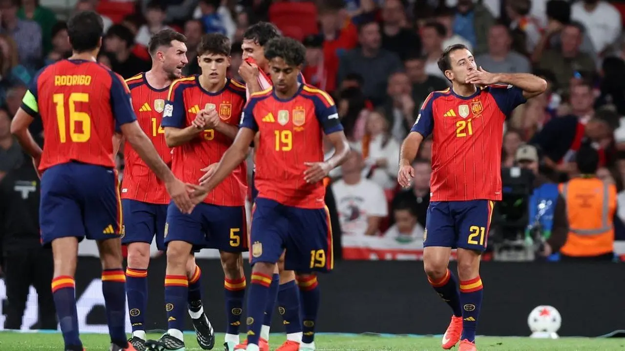 Spanyol Taklukkan Inggris 3-2 dalam Laga UEFA Nations League Penuh Drama