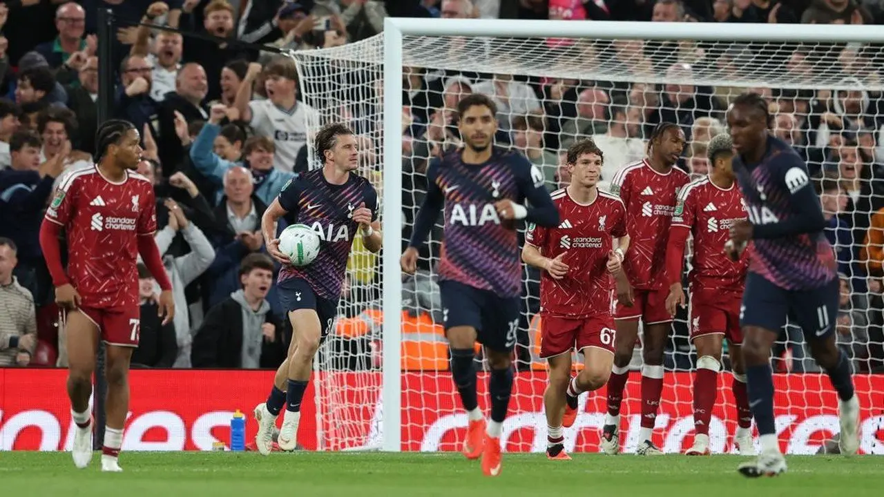 Tottenham Akhiri Paceklik Gol, tapi Tetap Kalah dari Liverpool di Carabao Cup