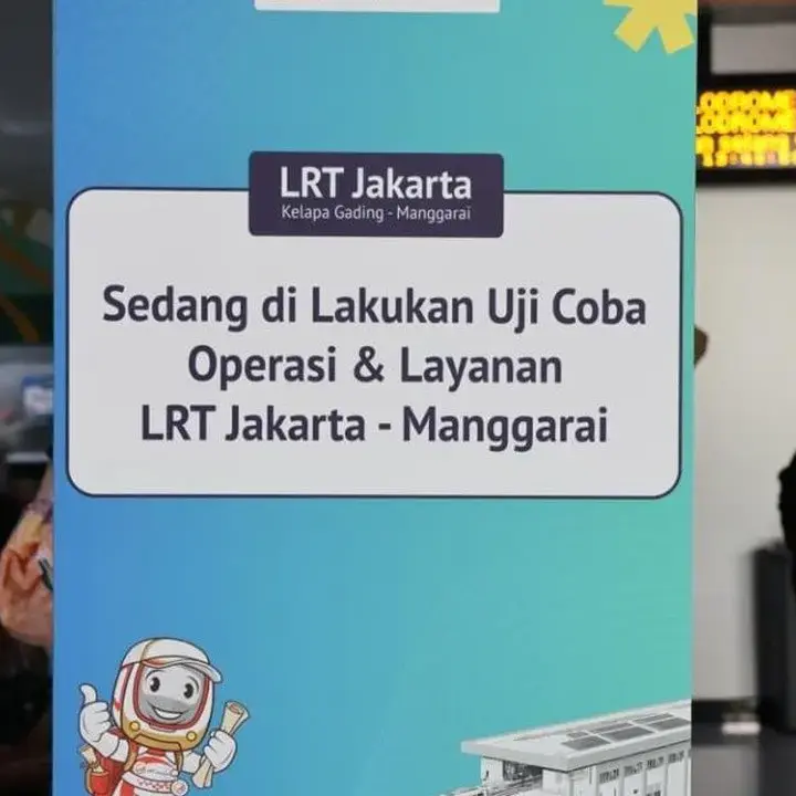 Uji Coba LRT Kelapa Gading-Manggarai: 28 Menit Tempuh Jarak 12,2 Km